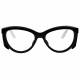 Plastic Frame Radiation Safety Glasses Model T9730 - Black with White