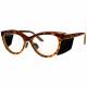 Plastic Frame Radiation Safety Glasses Model T9730 - Tortoise