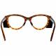 Plastic Frame Radiation Safety Glasses Model T9730 - Tortoise