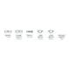 Model TP198 Wrap Around Radiation Glasses - Dimension