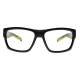 Phillips Safety Wrap Around Radiation Glasses Model TP360 - Gray/Green (Front View)