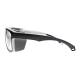 Phillips Safety Plastic Frame Radiation Glasses Model TP395 - Gray/Blue (Left Side View)