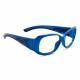 RG-W200 Women's Plastic Frame Radiation Glasses - Blue/Black