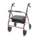 Lumex® RJ4402R Walkabout 4-Wheel Rollator, Imperial Hemi Bariatric - Front View