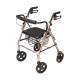 Lumex® RJ4805CH Walkabout 4-Wheel Rollator, Contour Deluxe, Champagne - Front View