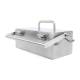 Phillips Safety RNM-SYTB-20 Nuclear Syringe Carrier Box, 20 mm Lead Equivalent - Back View
