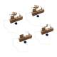 Prestan RPP-AAOK2000-4 Upgrade Kit for Professional Adult Manikin with CPR Feedback - 4-Pack