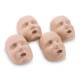 Prestan RPP-AFACE-4-MS Replacement Face Skin for Professional Adult Manikin with CPR Feedback, 4-Pack - Medium Skin Tone