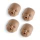 Prestan RPP-IFACE-4-DS Replacement Face Skin for Professional Infant Manikin with CPR Feedback, 4-Pack - Dark Skin Tone
