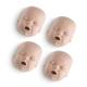 Prestan RPP-IFACE-4-MS Replacement Face Skin for Professional Infant Manikin with CPR Feedback, 4-Pack - Medium Skin Tone