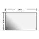 Phillips Safety RSG-1224 Standard Radiation Shielding Glass, 2.0 mm PbEq - 24" W x 12" H