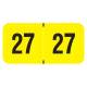 Arden Label RY3R-27 Reynolds & Reynolds Compatible RY3R Series 2027 Year Labels - Size 3/4" H x 1 1/2" W