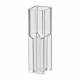 MTC Bio S4100-3 Spectrophotometer Cuvette with Square Opening, Semi-Micro, 1.5 mL - Angle