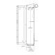 Capsa SAS-18S-DRY TruAir™ Stainless Steel Scope Drying Cabinet, Full-Width for Large-Diameter Endoscope, 18 Capacity - Side View