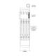 Capsa SAS-TEE4 TEE Probe Cabinet, 4 Capacity - Front Opened Door