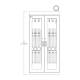 Capsa SAS-TEE8 TEE Probe Cabinet, 8 Capacity - Front Closed Door