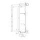Capsa SAS-TEE8 TEE Probe Cabinet, 8 Capacity - Side View