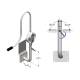Burton Medical SBL-ET Super Bright Spot® LED Exam Light Exam Chair and Table Mounted - Measurement