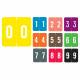 Smead/Barkley FNSDM Match SBNM Series Numeric Roll Color Code Labels - 1 1/2"H x 1 1/2"W