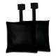 SBPR-10S-BLK-AC Heavy-Gauge Vinyl Sandbag with AC Joint Handle 2-Piece Set - 10 lb. Black Size 11" x 11"