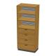 Pivotal Health Solutions SC-014 Stor-Edge™ Stationary Cabinet with Slatwall Hanger Board and Drawers