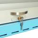 Harloff SC8036TKDP-14 Powder Coated Steel SureDry 14 Scope Drying Cabinet - Key Locking Tambour Door