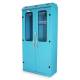 Harloff SC8044DREDP-DSS3316 Light Blue Powder Coated Steel SureDry High Volume 16 Scope Drying Cabinet with Dri-Scope Aid - Basic Electronic Push Button Locking Tempered Glass Doors