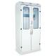 Harloff SC8044DREDP-DSS3316 White Powder Coated Steel SureDry High Volume 16 Scope Drying Cabinet with Dri-Scope Aid - Basic Electronic Push Button Locking Tempered Glass Doors