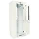 Harloff SC80WTDRDP-10 White Powder Coated Steel SureDry Pass Through 10 Scope Drying Cabinet - Key Locking Tempered Glass Doors