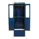 Harloff SC9436DR-14 Powder Coated Steel SureDry 14 Enteroscope Drying Cabinet with Key Locking Tempered Glass Doors - Opened Doors (Scopes are not included)