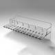 Poltex SCOPCONBX-W Scope Connector Drying Rack, With Wire Box Holder - Front Side View
