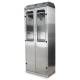 Harloff SCSS8036DRDP-BRONCH8OV8 Stainless Steel SureDry 16 Scope Bronchoscopy Drying Cabinet - Key Locking Tempered Glass Doors