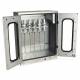 Harloff SCW2430DRDP Powder Coated Steel 6 ENT Scope Capacity Wall Mount Drying Cabinet - Key Lock