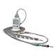 Edan SE-1515 DX12 12-Channel PC-Based ECG, Wireless Data Transmission - Connected ECG Cable with AHA 4 mm Banana Connector
