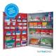AERO Healthcare SF150BMTF SureFill® 150 Series Class B Food Metal Cabinet with Meds, 4 Shelves - Inclusions
