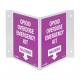 AERO Healthcare SFODWS01 3-Way Wall Sign for SureFill® Opioid Overdose Kit