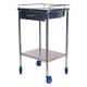 Pedigo SG-80-SS Utility Table With One Drawer, Shelf, and Rail