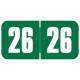 Arden Label SG3Y-26 Safeguard Compatible SG3Y Series 2026 Year Labels for Ringbook - Size 3/4" H x 1 1/2" W