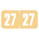 Arden Label SGYM-27-T4 Safeguard Compatible SGYM Series 2027 Year Labels - Size 3/4" H x 1 1/2" W