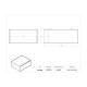 Poltex SHLFSYSCUB7 Shelf Organization System, Cubby - Dimensions (Supplies are Not Included)