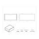 Poltex SHLFSYSDWR7 Shelf Organization System, Drawer - Dimensions (Supplies are Not Included)