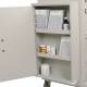 Harloff SIDECAB2-L Side Storage Cabinet with Two Adjustable Shelves, Left Side Mount