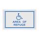 Phillips Safety Area of Refuge LED Safety Sign