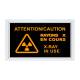 Phillips Safety Attention/Caution: X-Ray In Use LED Warning Sign, French-English