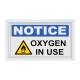 Phillips Safety Notice Oxygen In Use LED Indicator Sign