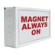 Phillips Safety Magnet Always On LED Warning Sign, Right Angle