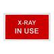 Phillips Safety X-Ray In Use LED Radiation Warning Sign