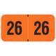 Arden Label SJYM-26-T4 Smead ETYJ Compatible SJYM Series 2026 Year Labels - Size 3/4" H x 1 1/2" W