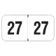 Arden Label SJYM-27-T4 Smead ETYJ Compatible SJYM Series 2027 Year Labels - Size 3/4" H x 1 1/2" W