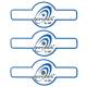 Suremark Tab Lead Ball Nipple Marker on Tabbed  Label